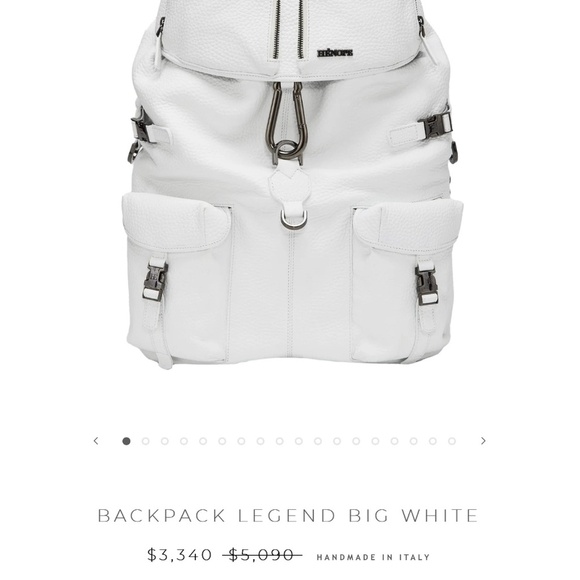 NEW Hènope BACKPACK LEGEND BIG WHITE - Picture 2 of 13
